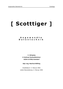 Dokumentation Scotttiger