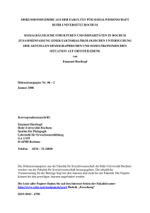 Titel als PDF - Fakultät für Sozialwissenschaft - Ruhr