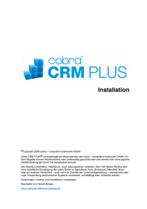 Installation von CRM PLUS