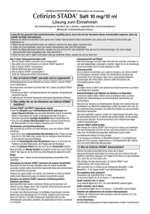 Cetirizin STADA® Saft 10 mg/10 ml