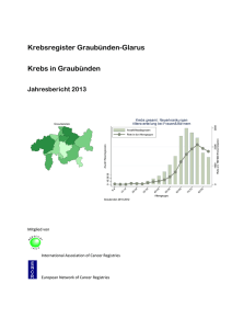 Krebsregister Graubünden-Glarus Krebs in Graubünden