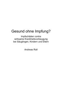 Gesund ohne Impfung? - Der BRD