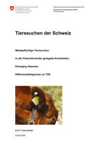 Tierseuchen der Schweiz