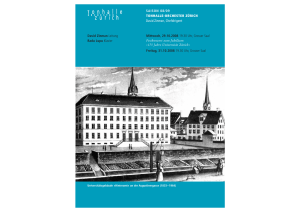 Detailliertes Programm - 175 Jahre Universität Zürich