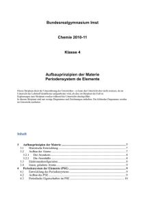 Bundesrealgymnasium Imst Chemie 2010