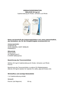 GEBRAUCHSINFORMATION WELLICOX 50 mg/ml