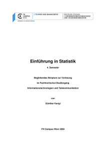 Einführung in Statistik