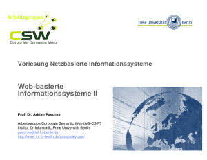 5 WWW-IS2 - AG Netzbasierte Informationssysteme