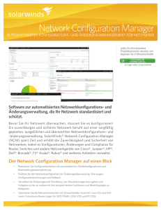 Network Configuration Manager