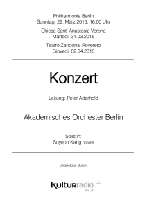 Konzert - Akademisches Orchester Berlin
