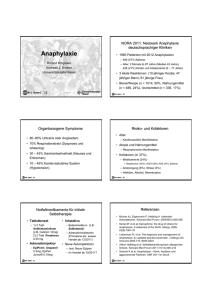 Anaphylaxie - medArt basel