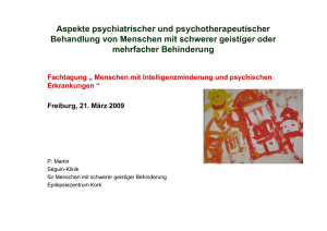 Aspekte psychiatrischer und psychotherapeutischer