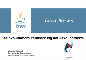 Wolfgang Weigend – Java News