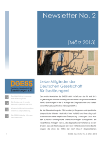DGESS-Newsletter 2-2013 - Deutsche Gesellschaft für