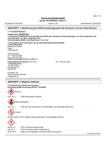 Sicherheitsdatenblatt