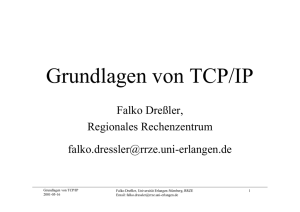 Grundlagen von TCP/IP - Uniportal Erlangen