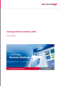 visionapp Remote Desktop (vRD)