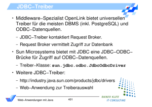 JDBC−Treiber