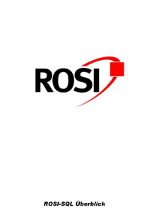 ROSI SQL - Halstenbach