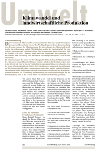 Artikel - Agrarforschung Schweiz