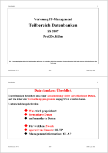 Datenbanken - home.hs