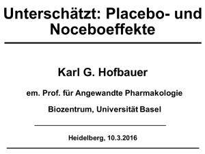 Placebo - Nephrologisches Seminar Heidelberg