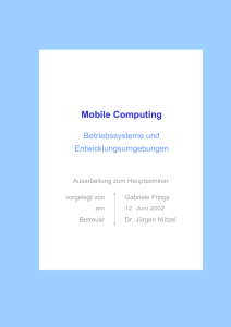 Mobile Computing