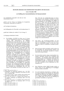 RICHTLINIE 2001/83/EG DES EUROPÄISCHEN PARLAMENTS