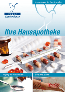 Ihre Hausapotheke - Freie Krankenkasse