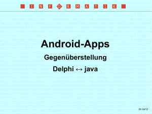 Vergleich Delphi-Java
