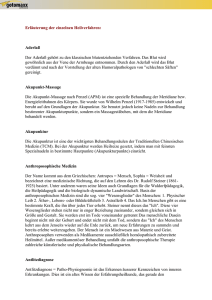 Erläuterung der Heilverfahren als PDF - Z