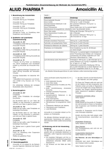 Amoxicillin AL - SRZ - Fachinformationsdienst