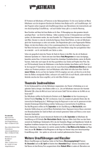 Presseinfo 2015/16 - volkstheater