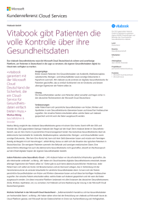 Vitabook gibt Patienten die volle Kontrolle über ihre Gesundheitsdaten