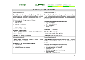 Curriculum Biologie GK Q1 - Freiherr-vom-Stein