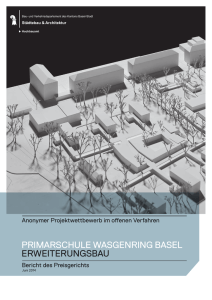 Jurybericht PS Wasgenring Erweiterungsbau