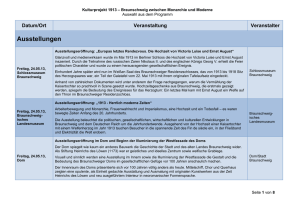 Ausstellungen - Stadt Braunschweig