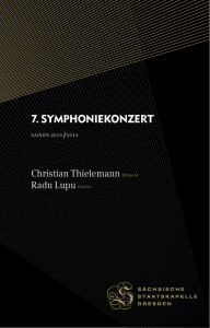 7. Symphoniekonzert - Staatskapelle Dresden