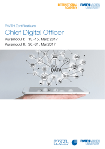 Chief Digital Officer - European 4.0 Transformation Center