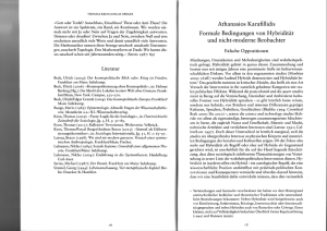 Athanasios Karafillidis Formale Bedingungen von Hybriditat und
