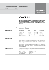 Oxoöl 9N - Alkohole und Lösemittel BASF