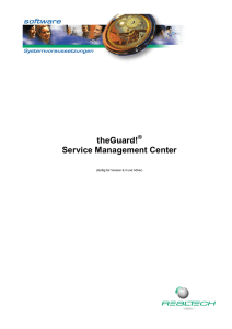 theGuard! Service Management Center