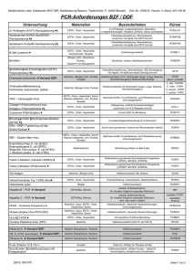 PCR-Anforderungen BZF / DDF - Medizinisches Labor Ostsachsen