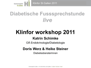 diabetischen Fuss