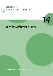 Krebswörterbuch - Bayerische Krebsgesellschaft