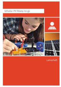 Lehrerheft "Photovoltaik" - enviaM