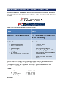 Tag 1: Tag 2: SQL Server 2008 relationaler
