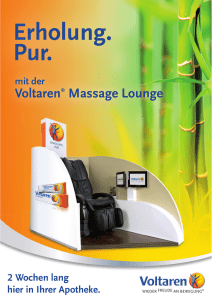Voltaren® Massage Lounge - Weser