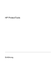 HP ProtectTools