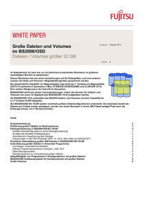 White Paper: Große Dateien und Volumes im BS2000/OSD